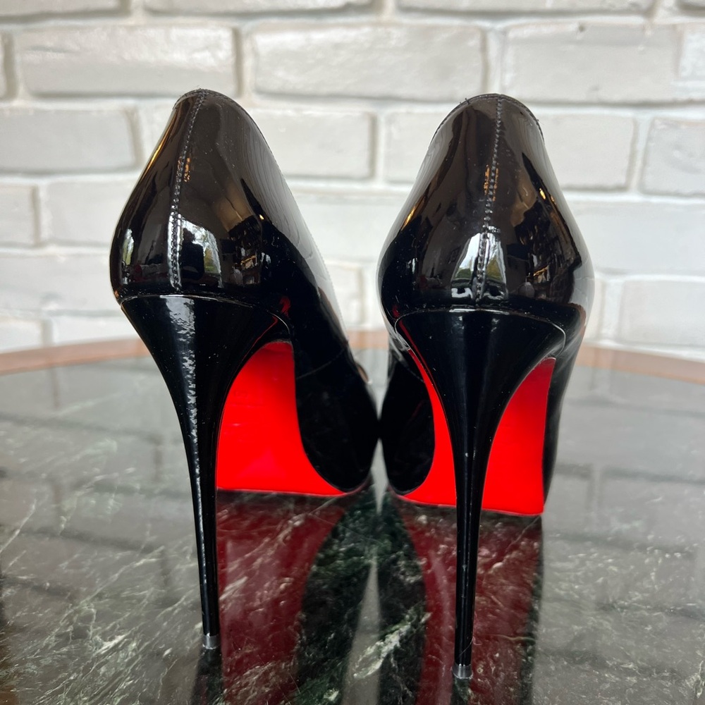 Christian Louboutin Very Prive Patent PeepToe Pumps perfect condition ❤️ - Picture 9 of 13